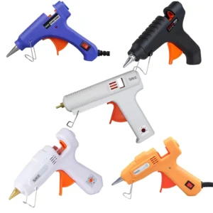 20W Multi Color and Power Hot Melt Glue Gun Electric DIY Grade with 7mm Plastic Rods From Manufacturers