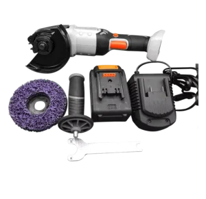 20v Li ion Battery Electric Cordless Angle Grinder Brushless 115mm and Attachments