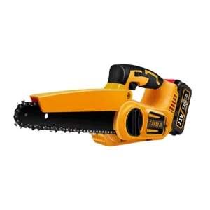 21V 8 Inch Brushless Portable Lithium Cordless One Handed Chainsaw Rechargeable Wood Cutting Power Tool