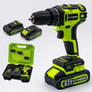 21V Cordless Drill Set with Variable Speed Brushless Motor DIY OEM Customizable Battery Powered Tool