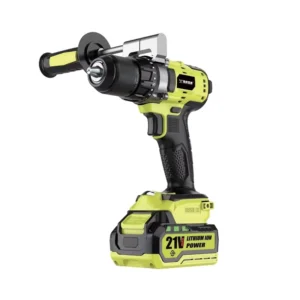 21V Cordless Electric Impact Drill with Variable Speed Brushless Motor OEM for DIY Projects Battery Powered