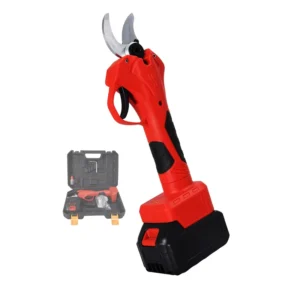 21V Cordless Electric Pruning Shears Battery Power Branch Cutter for Gardening