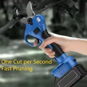 21V Cordless Electric Pruning Shears One Hand Powerful Branch Cutter Easy for Women & Elderly Garden Orchard Use