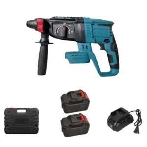 21V DIY Cordless Brushless Impact Drill with Battery 26MM Max Drilling Diameter Rotary Hammer