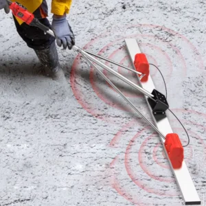 21V Electric Concrete Polisher Level Floor Vibration Ruler Mortar Vibrator Screed Concrete Leveling Machine with Battery