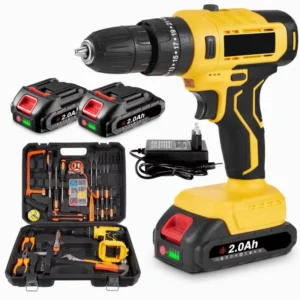 21V Electric Power Cordless Drill Set Tool Drills with Battery and Charger Cordless Power Drill Set