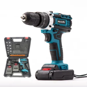 21V Lithium Battery Rechargeable 3 Function Impact Drill Set New Power Tool with OEM Customization Includes Screwdriver Set