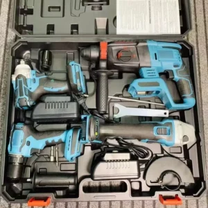 21V Power Drill Tool Set Kit Portable Electric Cordless Brushless 18V Lithium Battery Includes Sickle