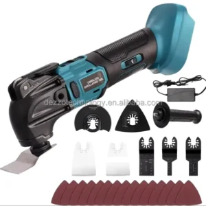 22000OPM Cordless Multi Tool Quick Release 18v MKT Battery Oscillating Electric Saw Featuring Trimmer Shovel Cutting Features