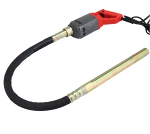 220V Electric Concrete Vibrator Rod with High Power Engine 0.5mm Vibrating Amplitude 50Hz 1.5m Flexible Shaft External Type