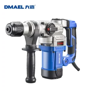 220V Electric DIY Rotary Hammer Drill 1350W Powered Hammer for Concrete Demolition