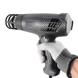 220V Hot Air Gun Heat Source Tool with Adjustable Temperature Car Wrapping Tool Fast Heating Heat Gun