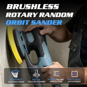 230V Electric 5mm Random Orbital Sander Multi-function Variable Speed Electric Corded Orbital Sanders Machine