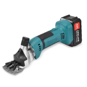24V Cordless Brushless Motor Lithium Battery Sheep Shears Goat Wool Clippers Stainless Steel Blades Double Cutting Portable