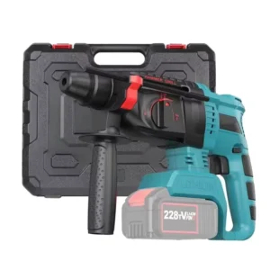 26mm Lithium Battery Powered Cordless Hammer Heavy Duty Concrete Breaker SDS Chuck Brushless Impact Drill Set