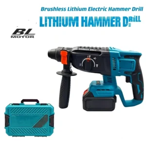3-in-1 Brushless Lithium Electric Hammer High Power Concrete Breaker Impact Drill Power Tool