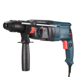 3-in-1 Electric Rotary Hammer Drill with Brush Motor Portable for Industrial Concrete Demolition