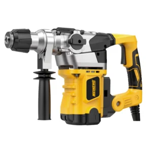 3017 1500W Rotary Hammer Drill 32mm 9J Impact Electric Demolition Hammer Multi Function Concrete Breaker with Drill Bits Kit