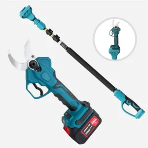 30mm 40mm 21V Brushless Electric Lithium Pruner Shear Scissor With Long Extension Pole