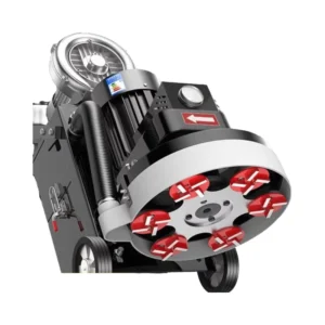 350 400 Concrete Floor Grinder & Polishing Machine 4000W Three phase High Load Moment Grinder