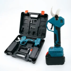 35mm Electric Lopping Shears Cordless Pruning Shears 21V Lithium Battery 2 Batteries Multi-Functional Plastic