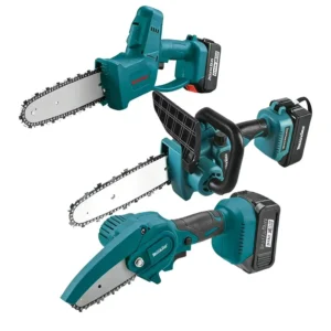 4 inch rechargeable lithium battery saw household mini small single hand saw brush electric chainsaw for cutting wood