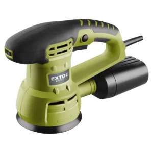 407202 EXTOL 125MM 430W High Efficient Portable Electric Palm Corded Orbital Sander Rotary Sander with Dust Box