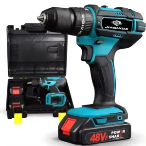 48v Power Hammer Drills Professional Cordless Battery Power Tools Customized Logo Maktec Impact Drill Set Brush Motor