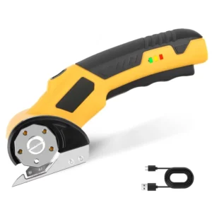 4V Electric Scissors Cordless Shears Type C Rechargeable Powerful Cutting Tool for Fabric Cardboard