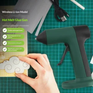 4V Rechargeable Lithium Battery Hot Melt Glue Gun 7mm Glue Stick Children’s Handmade Decorative Hairpin School