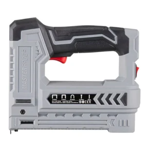 5 in 1 Versatile Industrial & DIY Metal Staple Gun Battery Powered with 500 Nails for Upholstery Crafting Handyman Work