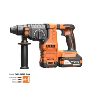 511603 Heavy Duty 20V Brushless 26mm Cordless Rotary Hammer Drill for Concrete Masonry and Steel Work
