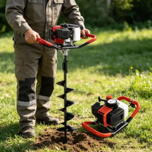 52C 2 Stroke Gasoline Earth Auger Drill Portable Petrol Post Hole Digger for Tree Planting Fence Installation