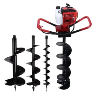 52CC 63CC Petrol Post Hole Digger Drill Borer Fence Extension Auger Bits Tree Planting Earth Auger Machine Post Hole Digger