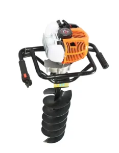 52cc 2 Stroke Gasoline Earth Auger Powerful Hole Digging & Piling Tool for Garden and Construction