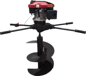 5HP 196cc High Power Industrial Stainless Steel Earth Auger 4 Stroke 3-Month Warranty Factory Direct Sales