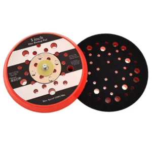 5Inch 123mm 44 Holes Hook and Loop Backup Pad Vacuum Sander Backing Plate for Rotary Tool Polishing Wood Metal
