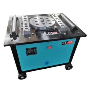 6 50mm Gw 40 42 45 50 55 60 Electric Concrete Steel Round Bar Iron Rebar Bending Machine Construction Tools