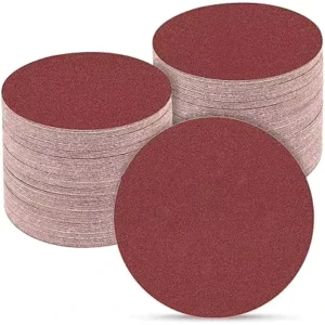 6 Inch No Hole Sanding Disc 180 Grit Hook and Loop Sand Paper for Random Orbital Sander