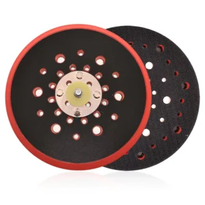 6Inch 52 Holes Hook and Loop Electric Grinding Backup Pad Dust free Sanding Disc Backing Pad for Woodwork Metalwork Polishing