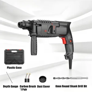 710W 220V AC Portable Corded Hammer Drill NSCD Variable Speed for Concrete Drilling Construction DIY