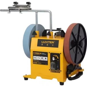 8 Inch Wet Dry Knife Sharpener 260W Variable Speed Belt Driven Bench Grinder 220V for Woodworking Tools