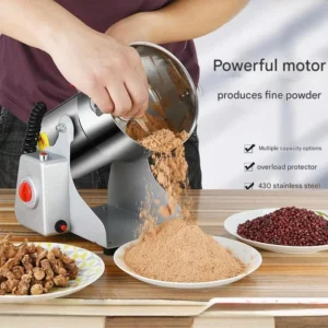 800g 1000g 1500g 2000g Ss304 Spice Grinding Machine Turmeric Chili Powder Grinding Machine Rice Corn Flour Grinding Machine