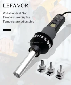 8018LCD 450W Portable Temperature Controlled Hot Air Heat Gun with Core Components Pressure Vessel
