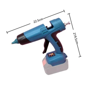 80W Electric Rechargeable Power Tool Lithium Cordless Digital Display Temperature Adjustable Hot Melt Glue Gun