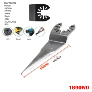 90mm Auto Glass Removal Oscillating Scraper Blade Cold Knife Tool for Windshield Fits Dewalt Milwaukee Ryobi Multi Tools