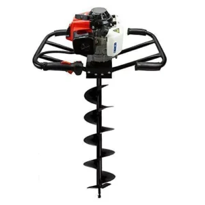 AG63B Powerful 3HP 63CC Gasoline Earth Auger Powerful 2 Man Post Hole Digger Machine with 1pc 250mm Drill Bit