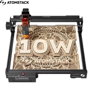 ATOMSTACK A10 Pro V2 10W Laser Engraver Cutter Desktop Open Frame 0.06 High Precision Laser Engraving Machine for DIY Wood Glass