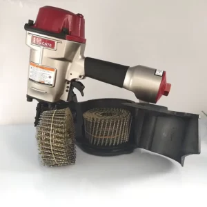 Air Nail Gun Heavy Duty CN55 CN70 CN100 CN130 Coil Roofing Nailer Industrial Grade with 1 Year Warranty