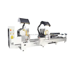 Aluminum Frame Double Head Cutting Saw Machine Double Head CNC Aluminum Windows Cutting Saw